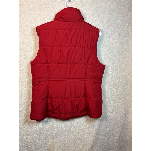 Woolrich Mens Red Puffer Vest Size M - Picture 2 of 16